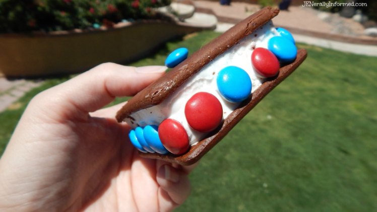 A deliciously cool summer time Americana inspired treat with a surprise!