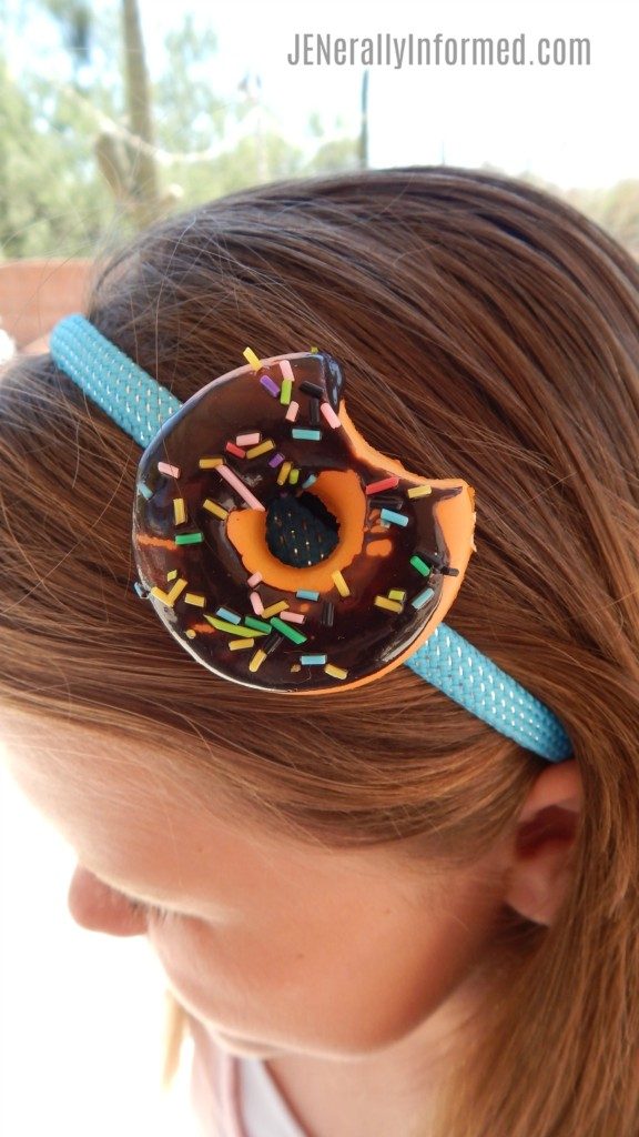 Learn how to make this super cute and easy donut headband!