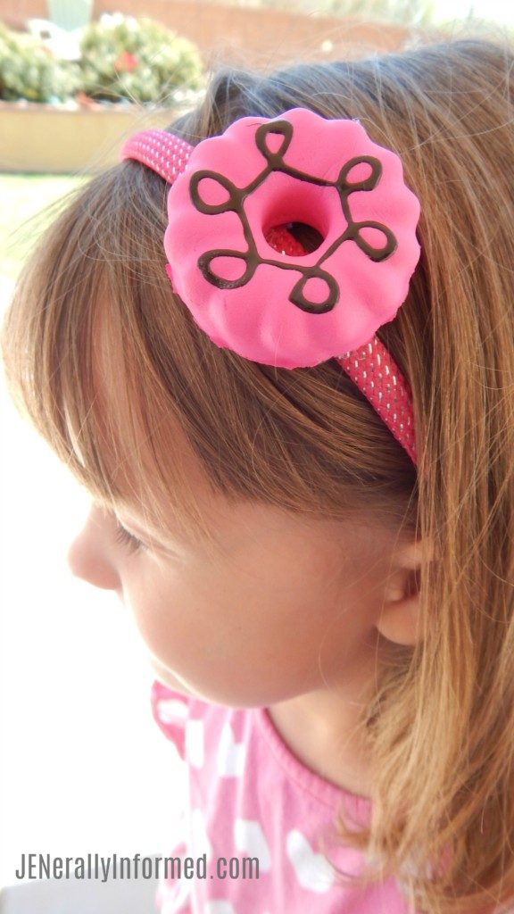 Learn how to make this super cute and easy donut headband!