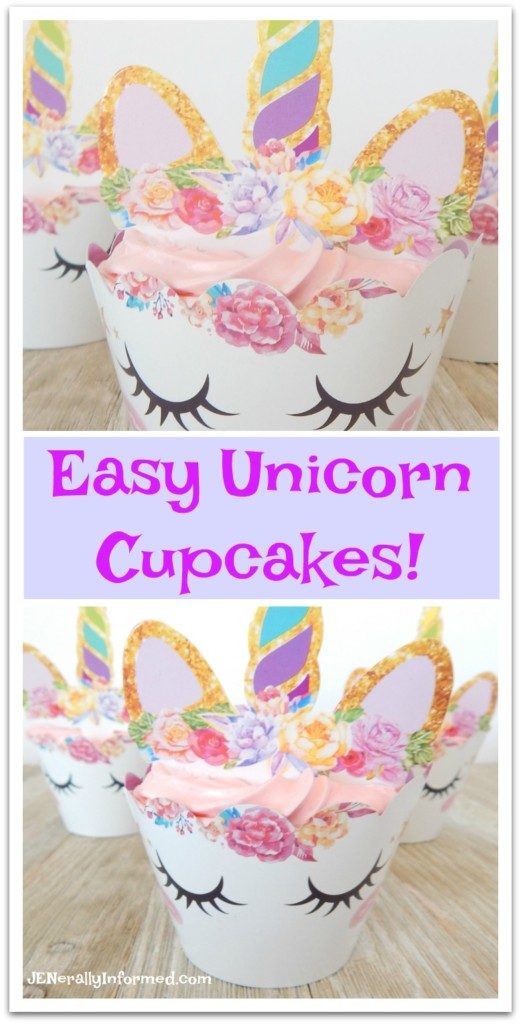 Learn how to make easy & magical unicorn cupcakes!