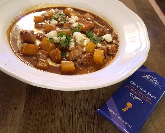 Butternut Pork Mole Soup with Forte Chocolate from Reviews, News & How-To's.