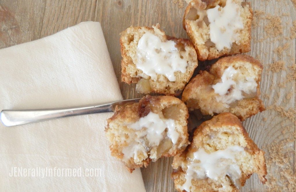 Learn how to make these easy and deliciously moist apple strudel muffin recipe! #EasySqueezy #ad