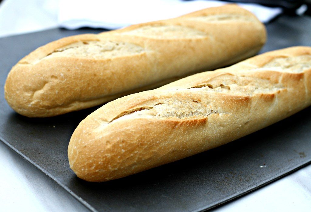 Super Easy French Bread Recipe- Vegan and oil -free from Looney for Food.