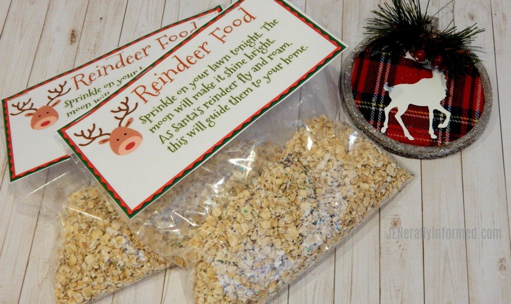 Grab your Christmas Eve Printable Pack complete with a recipe for reindeer food and a letter to Santa!