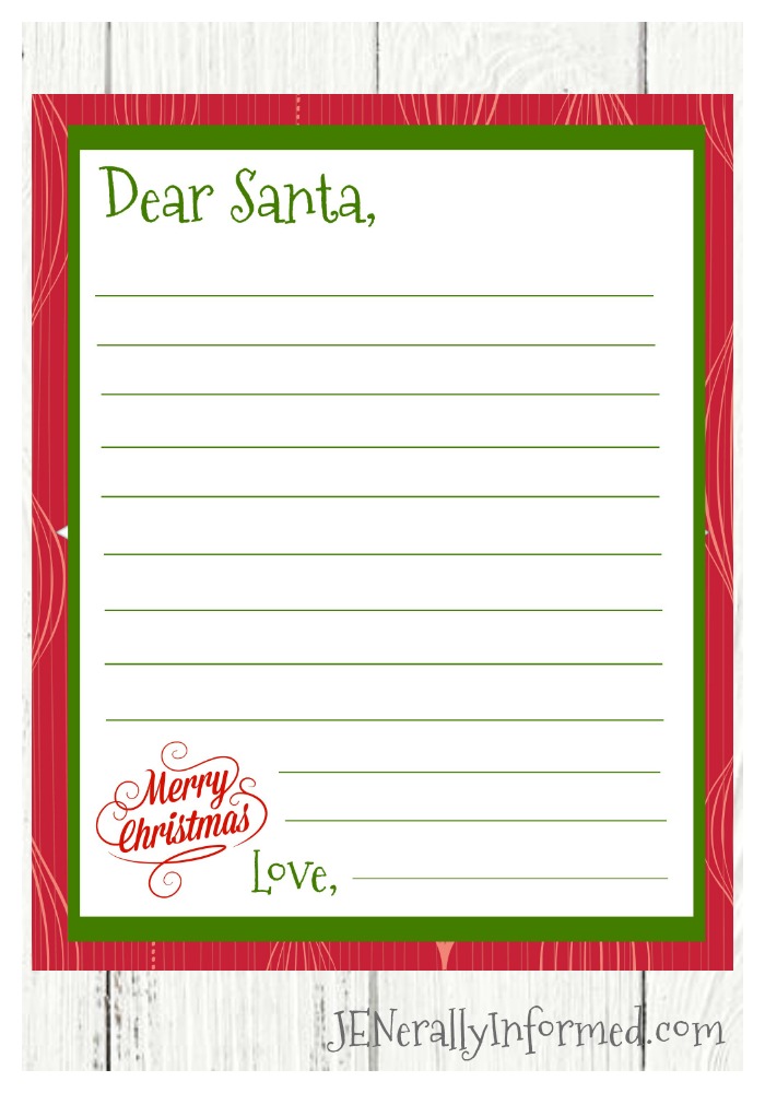 Grab your Christmas Eve Printable Pack complete with a recipe for reindeer food and a letter to Santa!