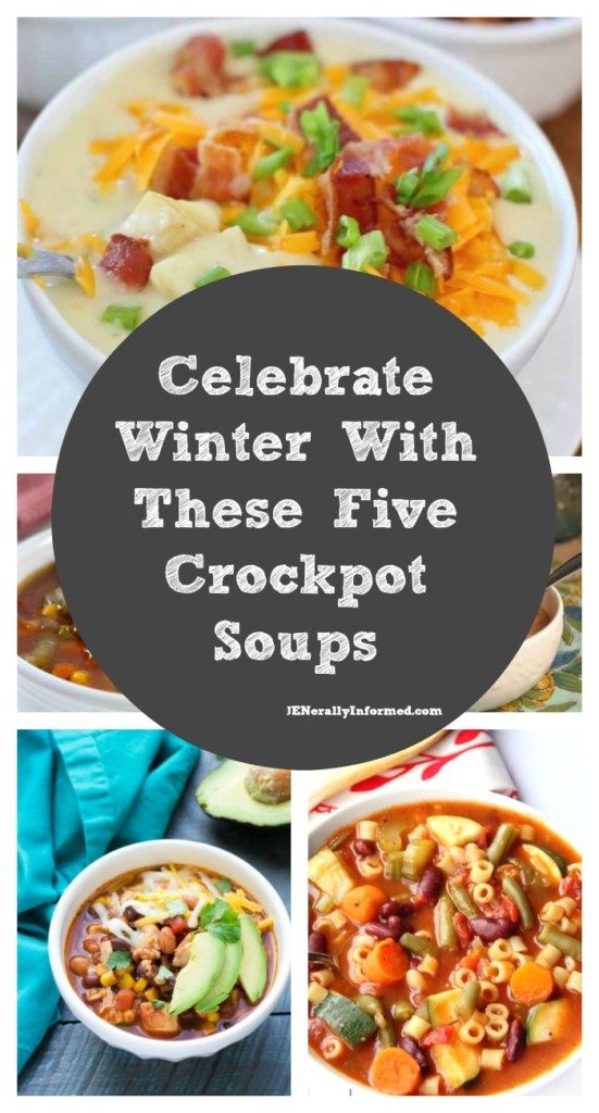 Five crockpot soups that will make you happy it's winter!