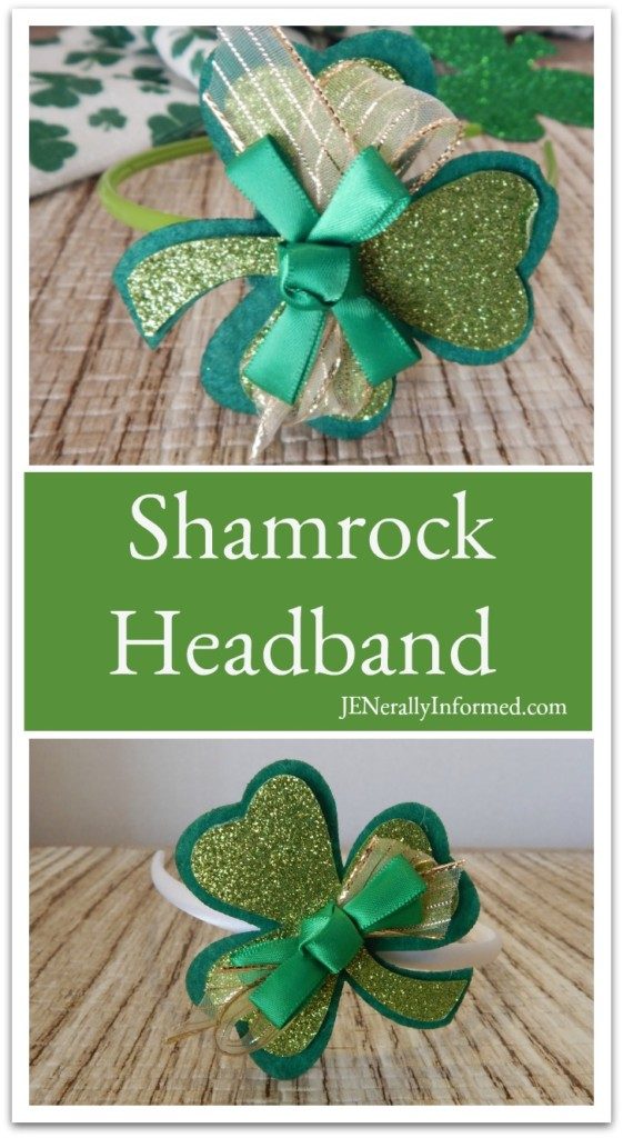 DIY Lucky #Shamrock Pins & Headbands! #stpatricksday