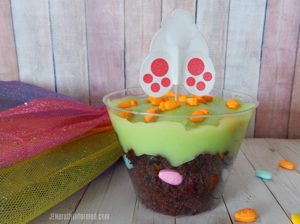 Here's how to make your own delicious Easter egg hunt in a cup treat!