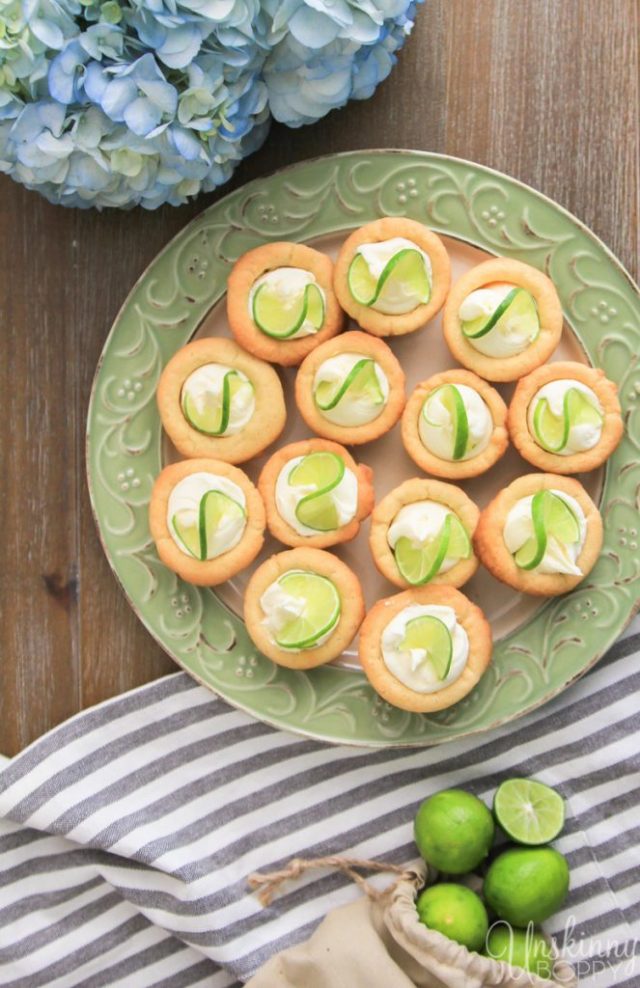 Key Lime Thumbprint Cookies from Unskinny Bop