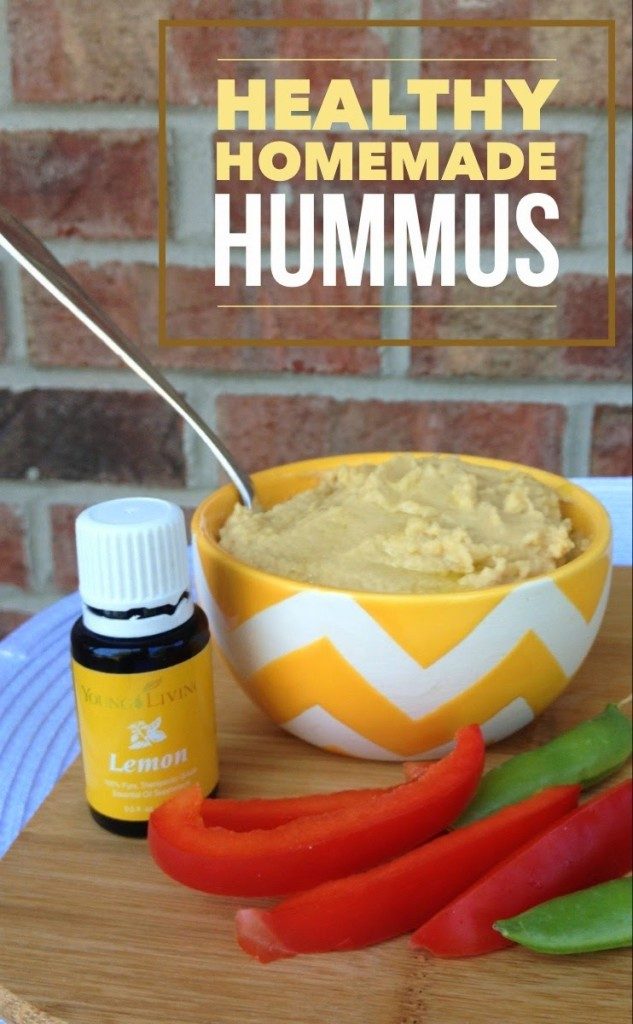 Healthy Homemade Hummus from 4Tunate.