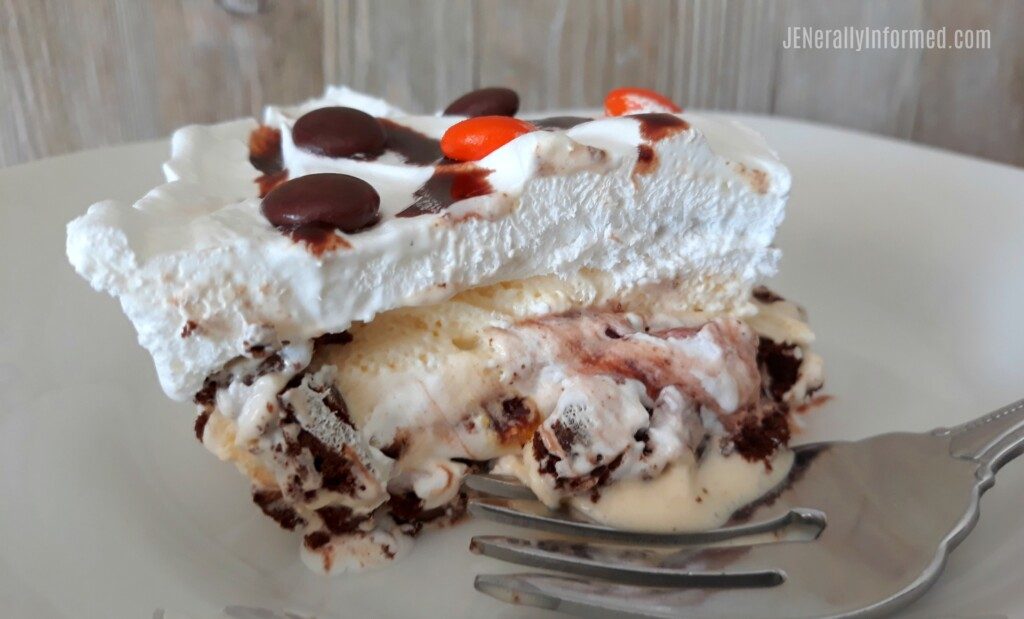 With only a few ingredients and in less than 10 minutes learn how to make the most amazing ice cream sandwich cake EVER!