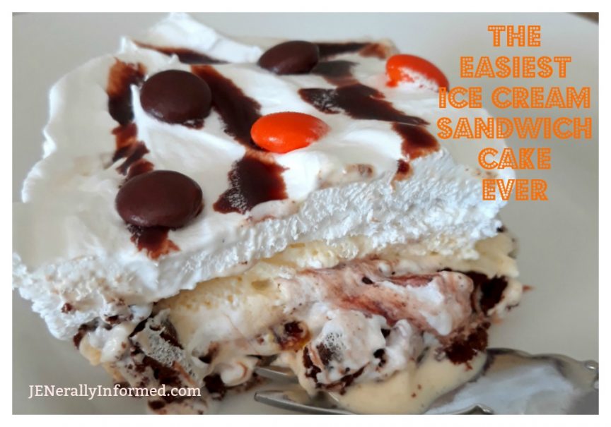 With only a few ingredients and in less than 10 minutes learn how to make the most amazing ice cream sandwich cake EVER!