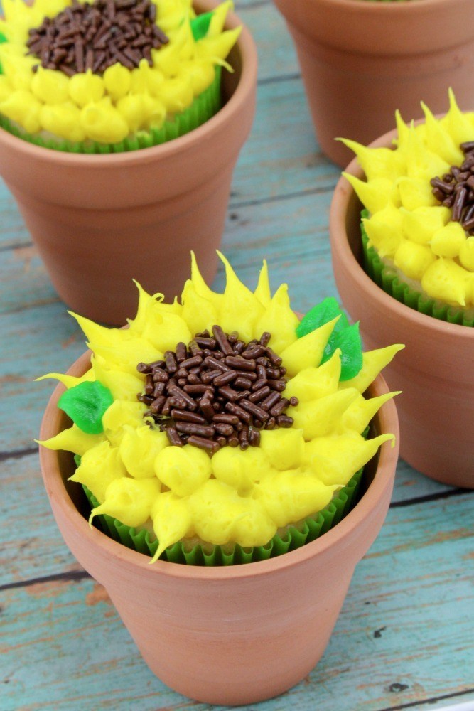 Sunflower Cupcakes Recipe Inspired by Epcot’s Flower & Garden Festival from Confessions of a Disneyaholic Mom.
