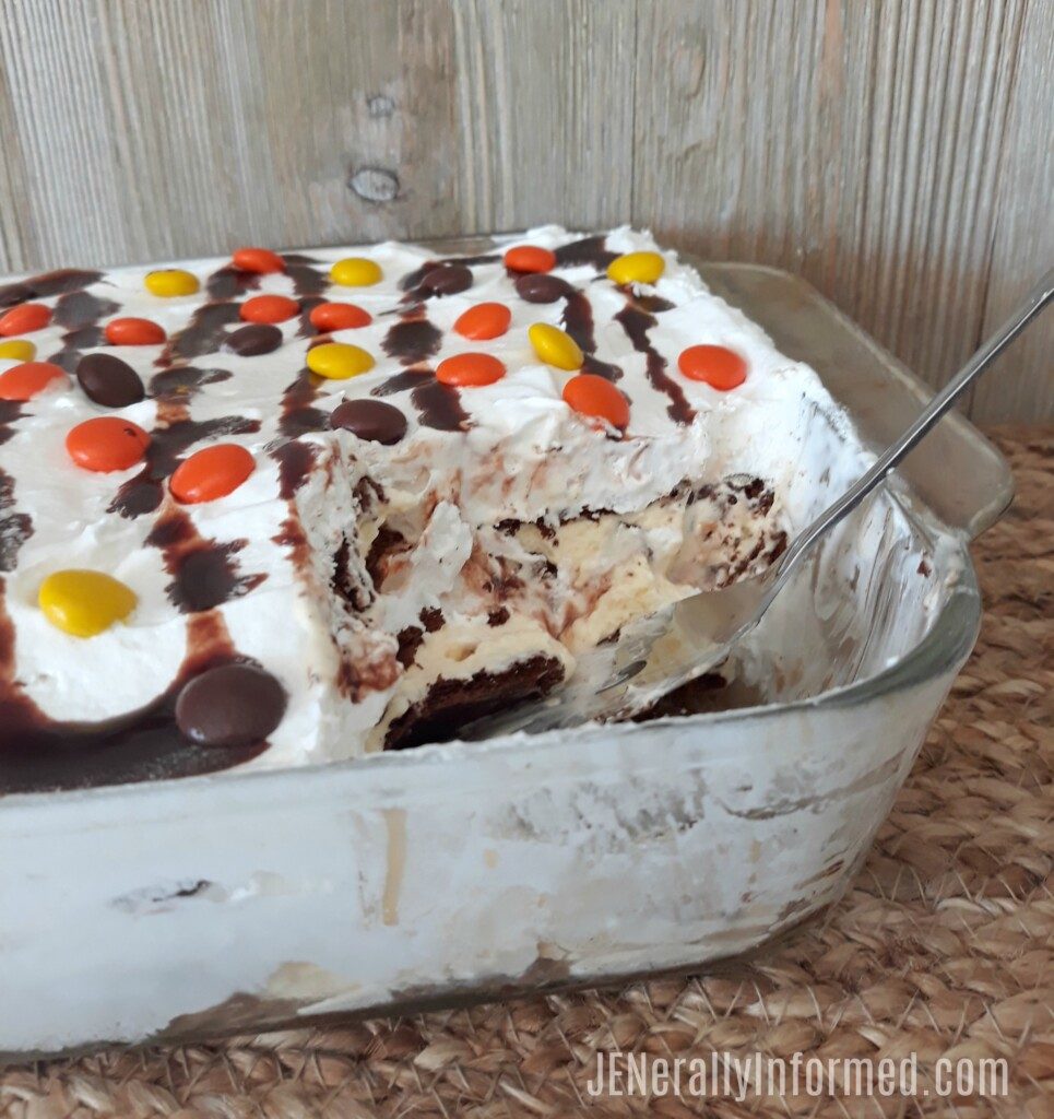 With only a few ingredients and in less than 10 minutes learn how to make the most amazing ice cream sandwich cake EVER!