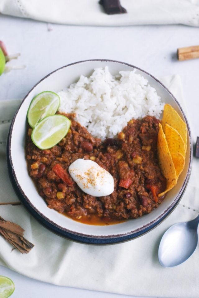 Easy Chilli Con Carne (With Chocolate And Coffee) From Cooking With Ewa.