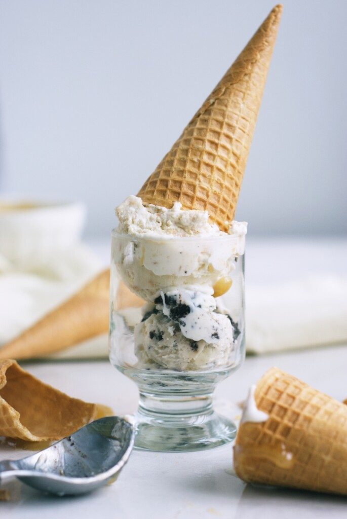 Easy No-Churn Ice Cream (2 Ways) from Cooking With Ewa.