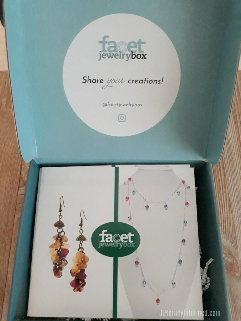 Everything you need to create beautiful jewelry. Try the Facet Box for 50% off today! Plus a giveaway!