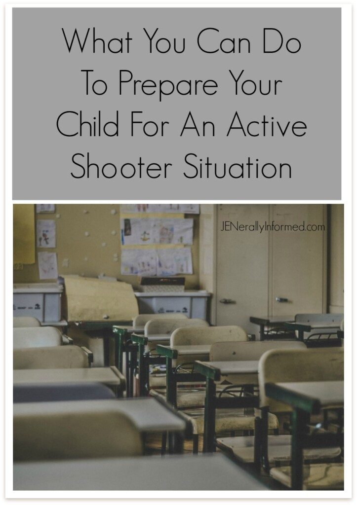 Here are some thought starters for conversations you can have at home. What You Can Do To Prepare Your Child For An Active Shooter Situation.