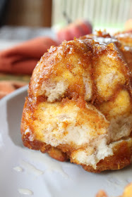 Pumpkin Monkey Bread With Maple Drizzle from Living On Cloud Nine.