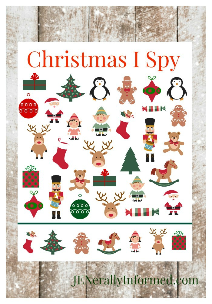 Grab this adorable #Christmas #ISpy for your kiddos today! #kidsactivities