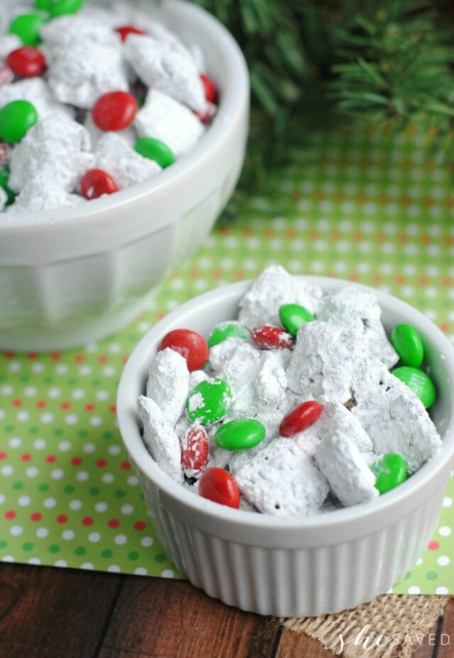 Christmas Muddy Buddies: Reindeer Chow from She Saves.