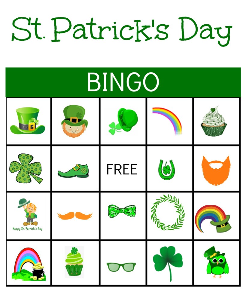 Free #StPatricksDay bingo card #printables! Don't miss out on the fun!