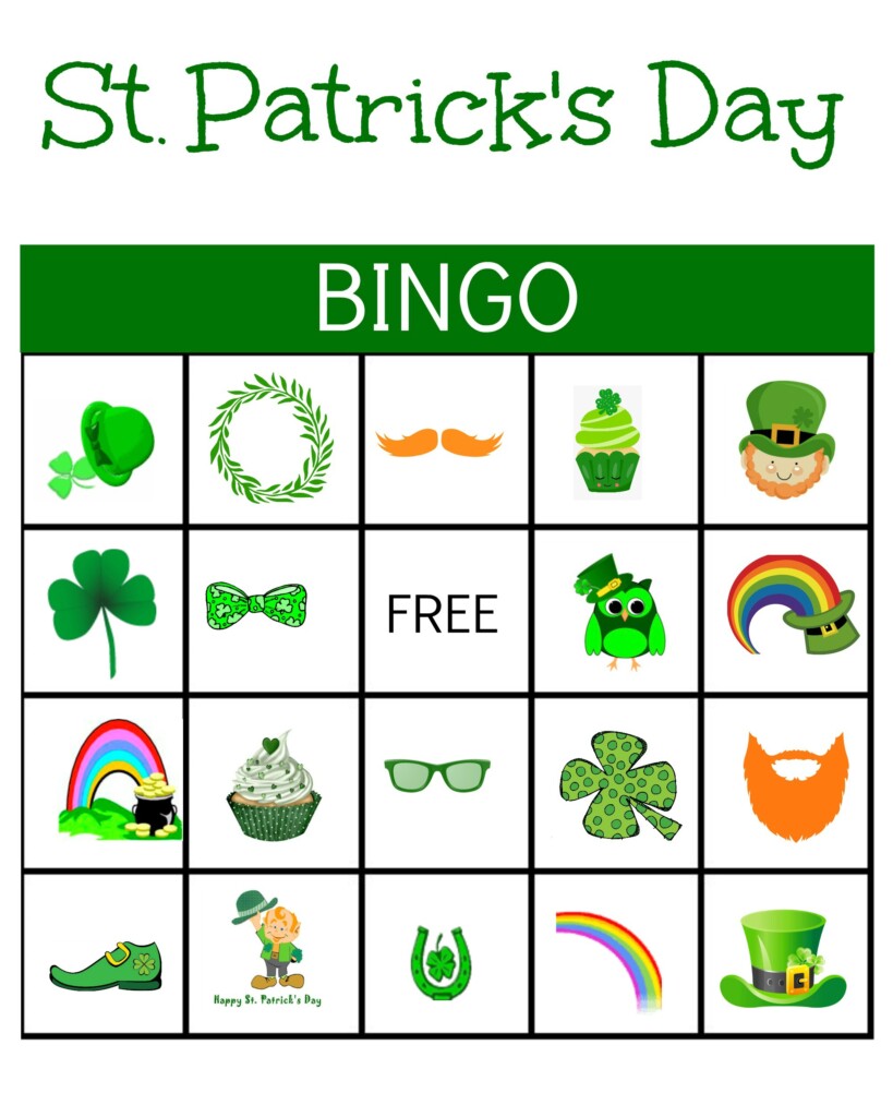 Free #StPatricksDay bingo card #printables! Don't miss out on the fun!