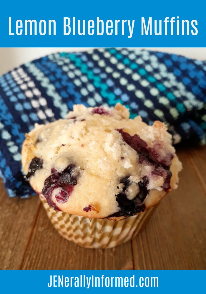 Bursting with fresh lemon and blueberry goodness, these muffins are a great addition to any day! #cooking #recipes 