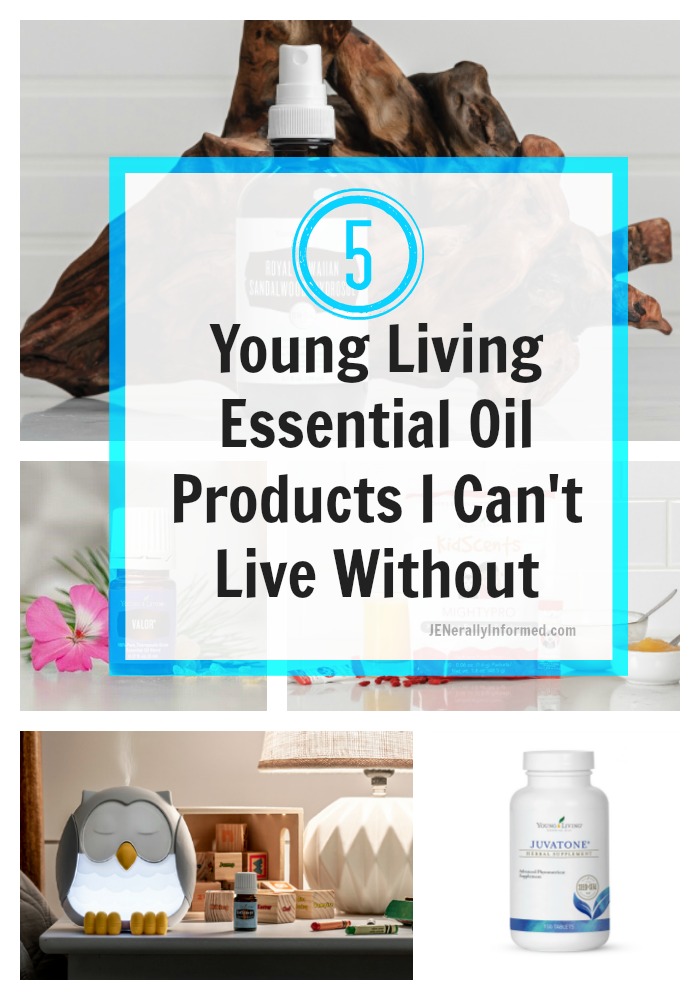 Here are 5 Young Living Essential Oil Products that I can't live without!