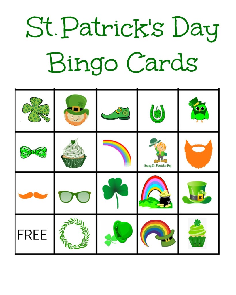 Free #StPatricksDay bingo card #printables! Don't miss out on the fun!