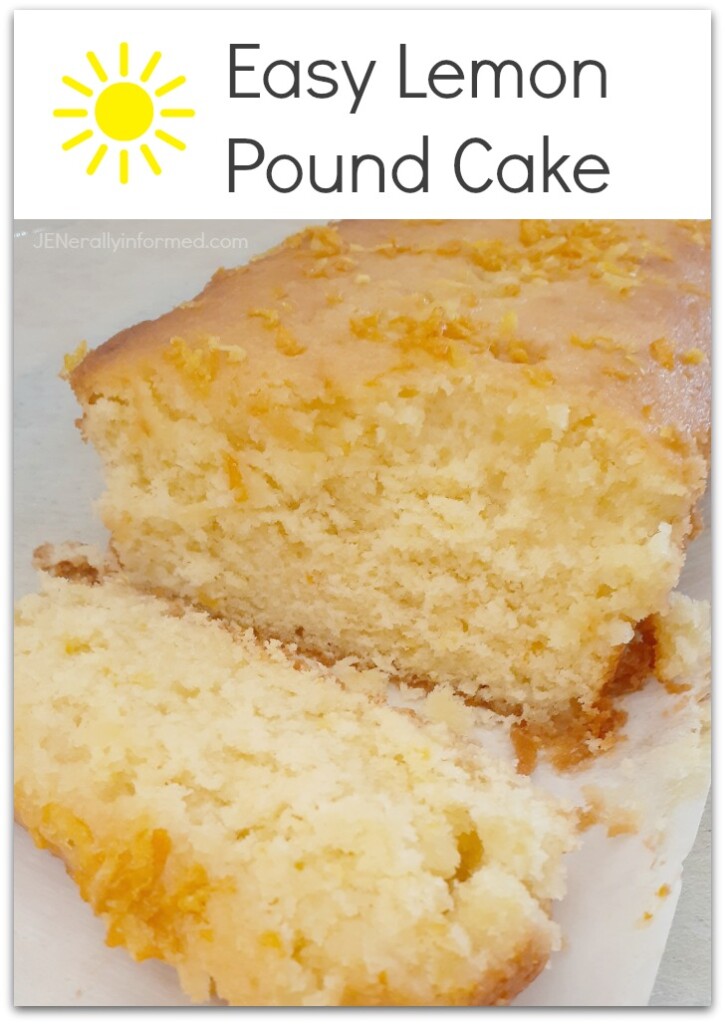 A delightfully fresh and sweet recipe for an easy lemon pound cake that is perfect for spring! #baking #cooking