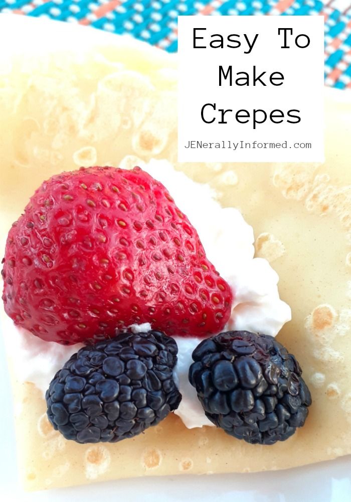 Crepes at home! Here is how to make your own easy and delicious crepes.