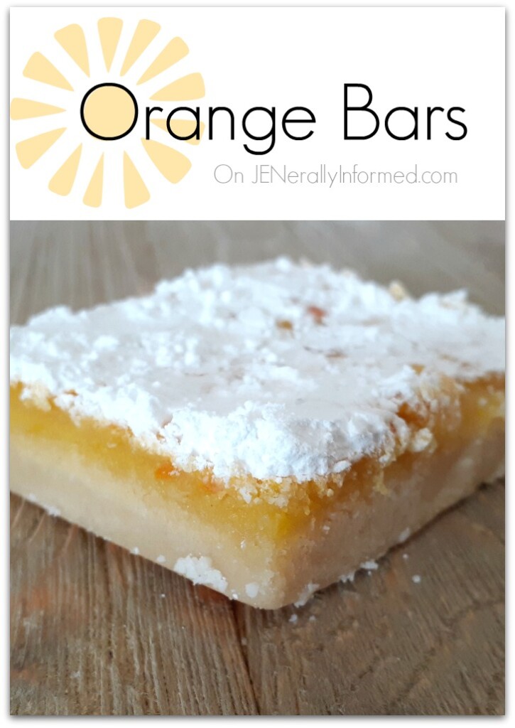 Deliciously easy orange bar recipe made with fresh squeezed orange juice. A perfect spring dessert! #cooking #baking #desserts #cookingwithcitrus