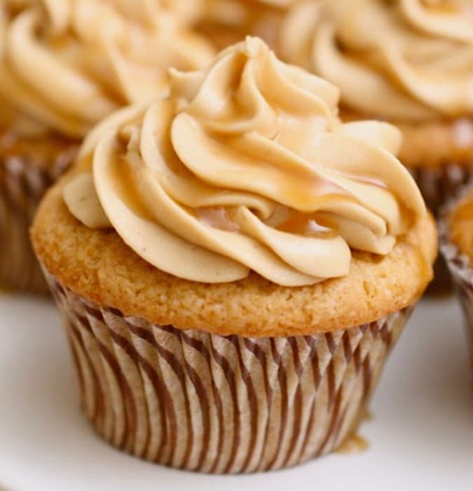 Butterbeer Cupcakes from Marilyn's Treats.