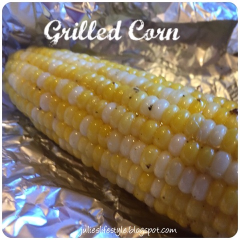Grilled Corn on the Cob from Julie's Creative Lifestyle.