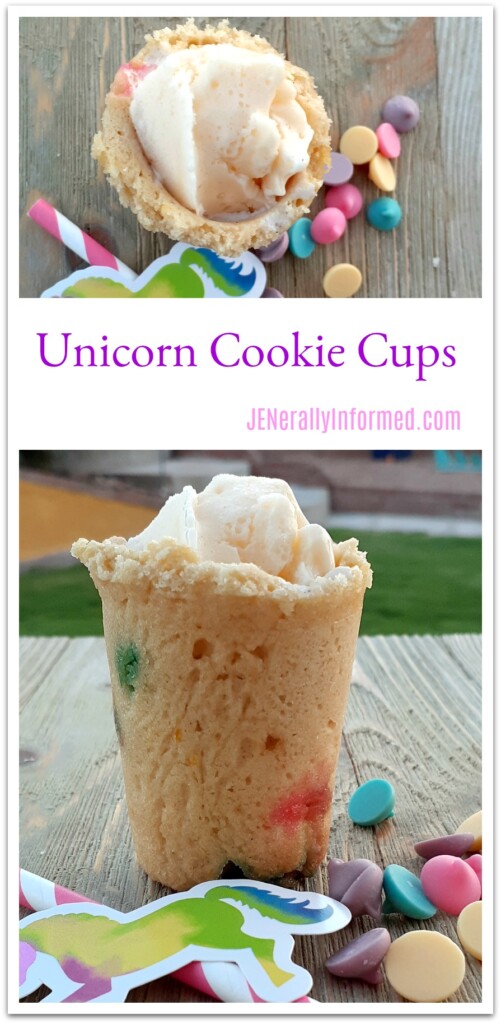 Bring magic to any day with this fun to make unicorn cookie shot cups recipe!