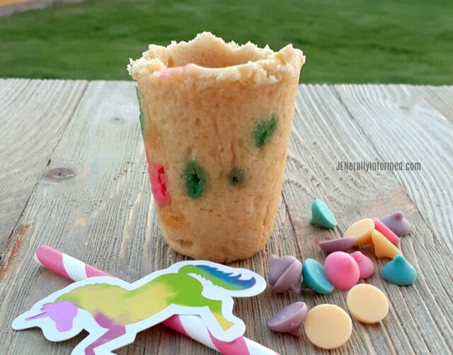Bring magic to any day with this fun to make unicorn cookie shot cups recipe!
