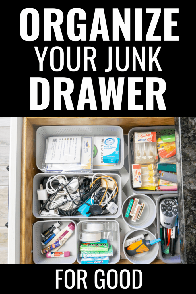 How To Organize The Junk Drawer For Good from Health, Home & Heart.