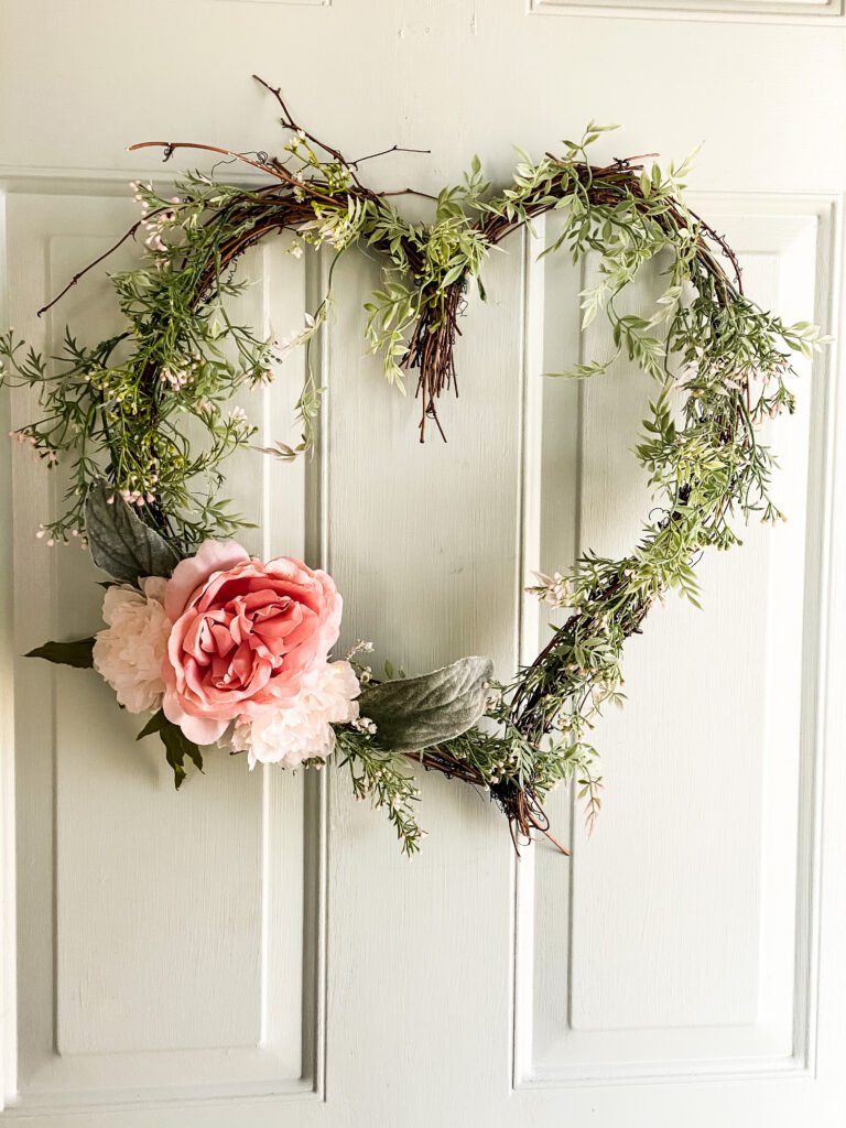 How To Make A Grapevine Heart Wreath from Cottage On Bunker Hill.