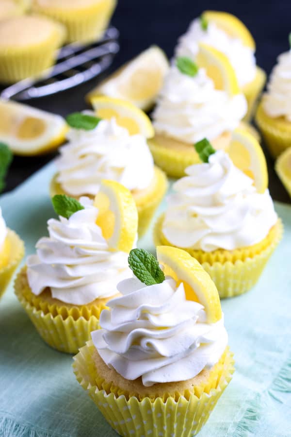 Lemon Cupcake from Mommy Hates Cooking.