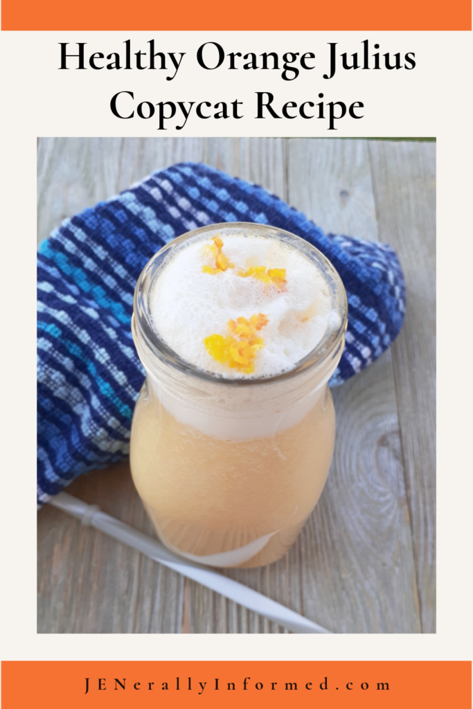 Looking for a healthy Orange Julius recipe made with fresh squeezed oranges? Look no further!