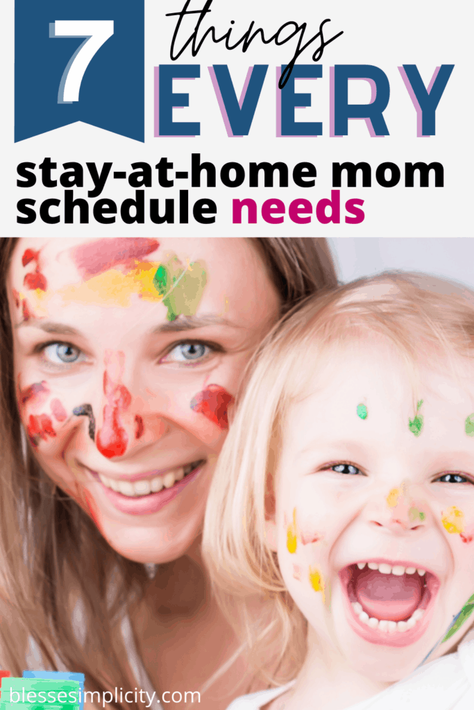 Stay at Home Mom Schedule from Stay at Home Mom.