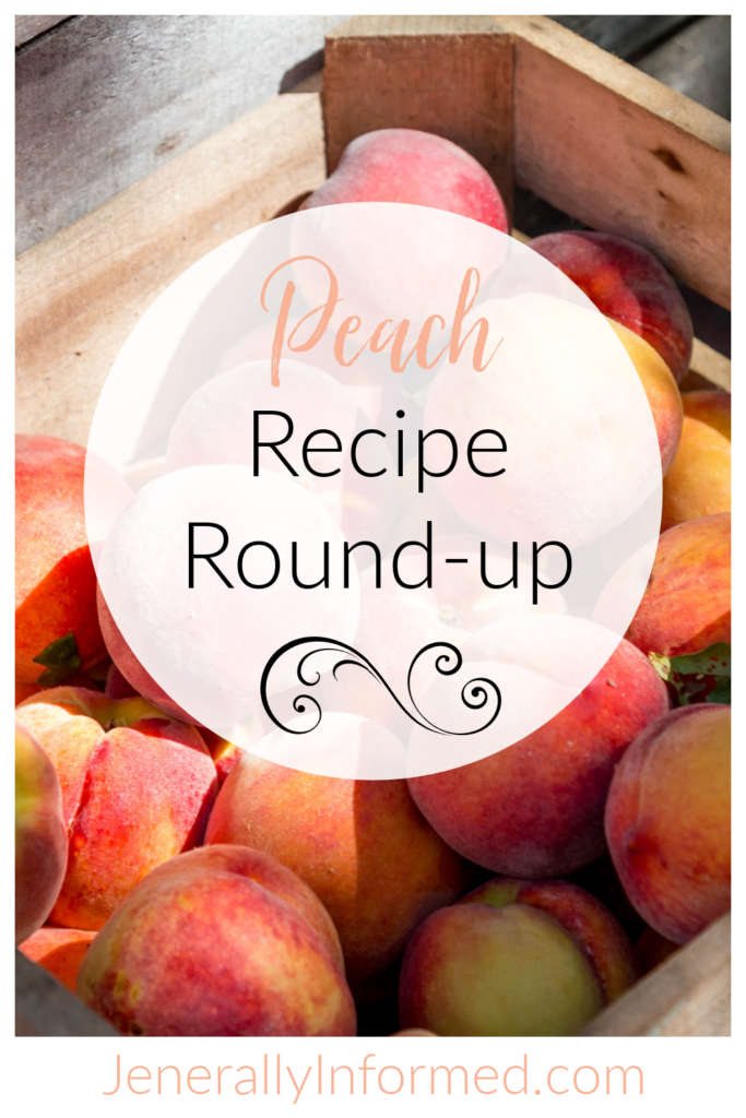 It's peach season! Here are 4 deliciously easy recipes using those golden, ripe peaches in jam, as a smoothie pop, and in strudel and cobbler! 