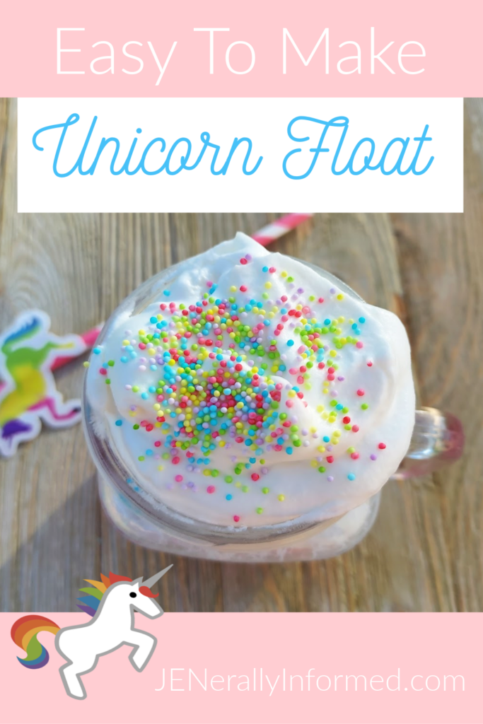 Make the unicorn lover in your life this delicious and easy to make unicorn float!