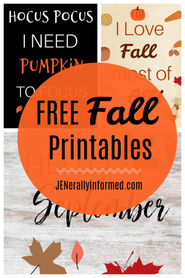 Ready to welcome the Fall season? Grab these three free Fall inspired printables! #fall #decor #printables
