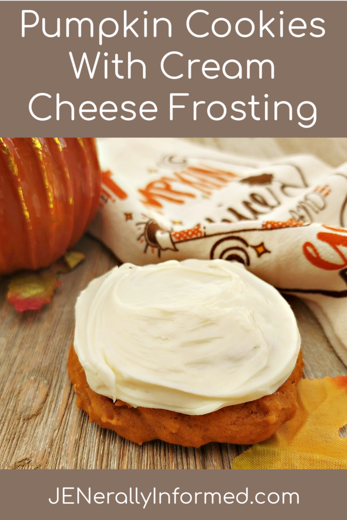 It’s pumpkin season and you are going to want to make these super easy and delicious pumpkin cookies with cream cheese frosting!” #pumpkin #baking