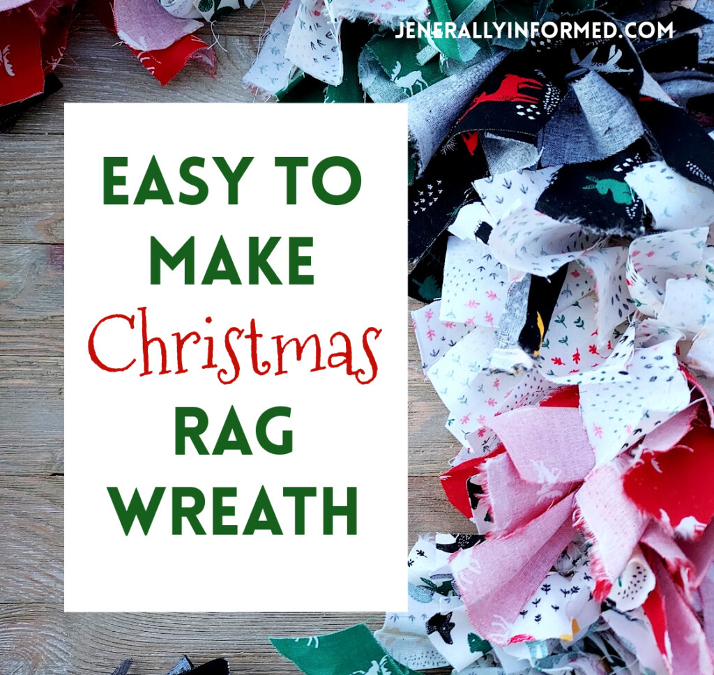 Christmas Rag Wreath - Jenerally Informed