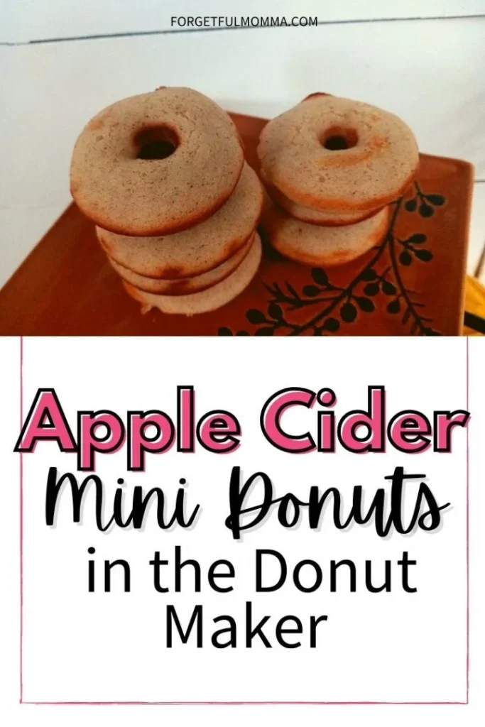 Apple Cider Donuts for a Mini Donut Maker from Forgetful Momma.