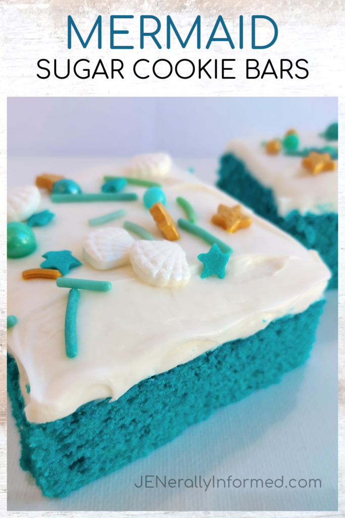 Calling all mermaids and mermaid lovers! Learn how to make these delicious and adorable mermaid sugar cookie bars!