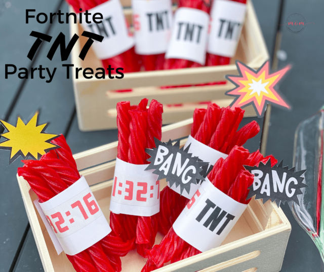 Fortnite TNT Party Treats by Must Have Mom.